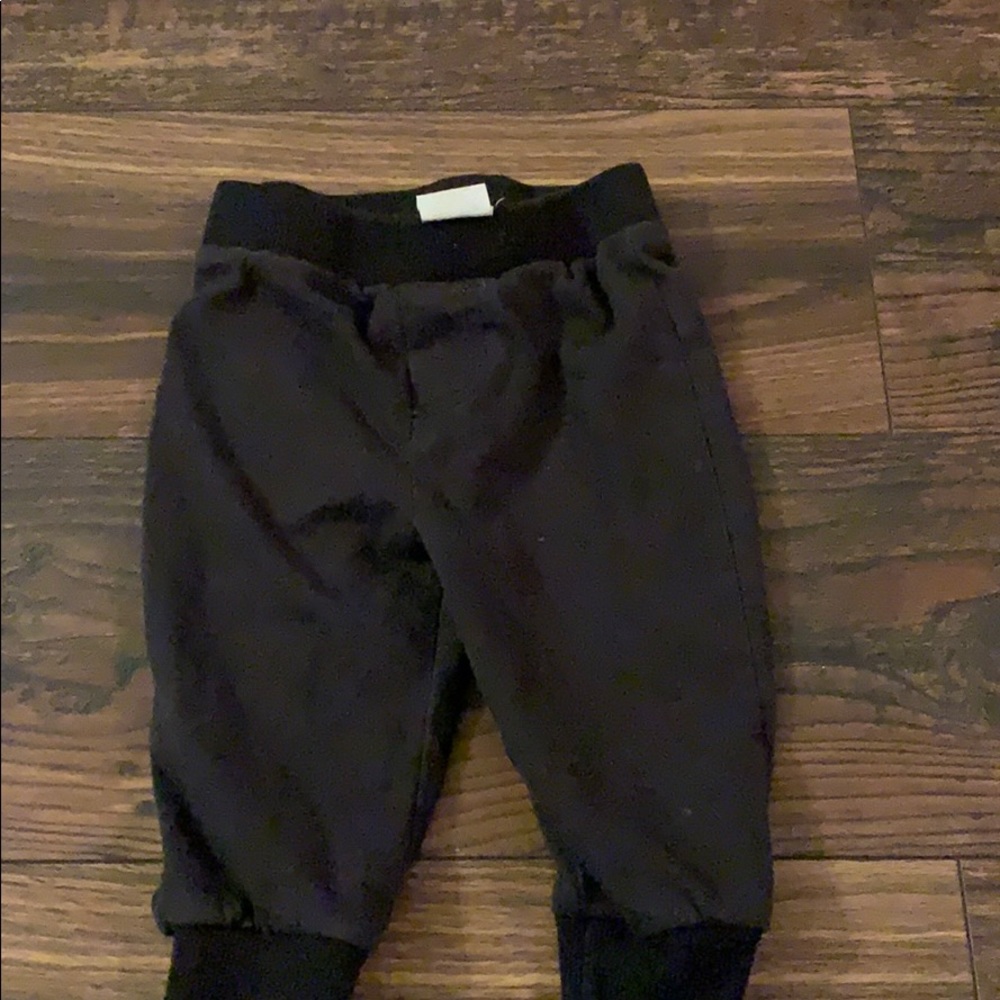 Black joggers size 0-3 months